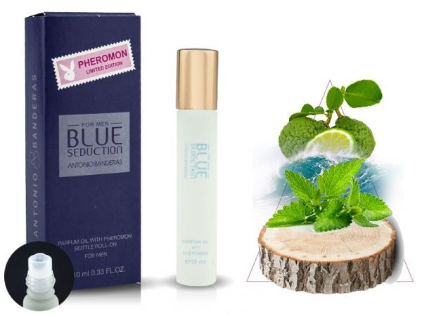 Perfume with pheromones (oil) Antonio Banderas Blue Seduction, 10 ml